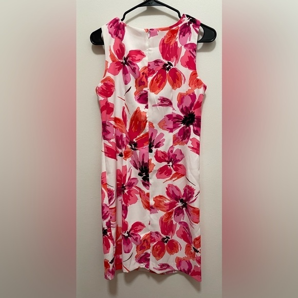 Mario Serrani Sleeveless Floral Dress size 8 - Picture 4 of 5